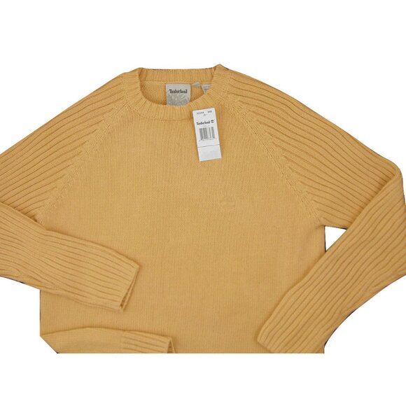 NEW Timberland Deadstock Vintage Sweater!M or LGold with Tree LogoCotton